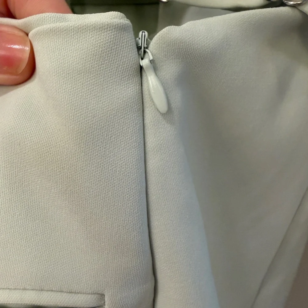 Zara Mint Green Cropped Blazer and Mini Skirt Set - Picture 5 of 5